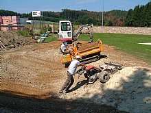 Teich Lehmabdichtung